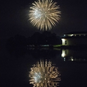 Fireworks over Cornell Boat House IMG_6447