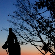 Ezra Cornell Statue 8788